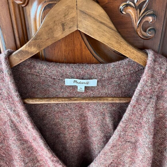 Madewell Harlow Merino Wool Blend Cardigan, Size XL - Picture 2 of 4